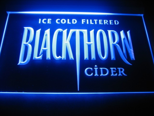 Ice Cold Filtered Blackthorn Cider Logo